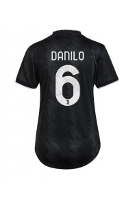 Juventus Danilo #6 Fotballdrakt Borte Klær Dame 2022-23 Korte ermer